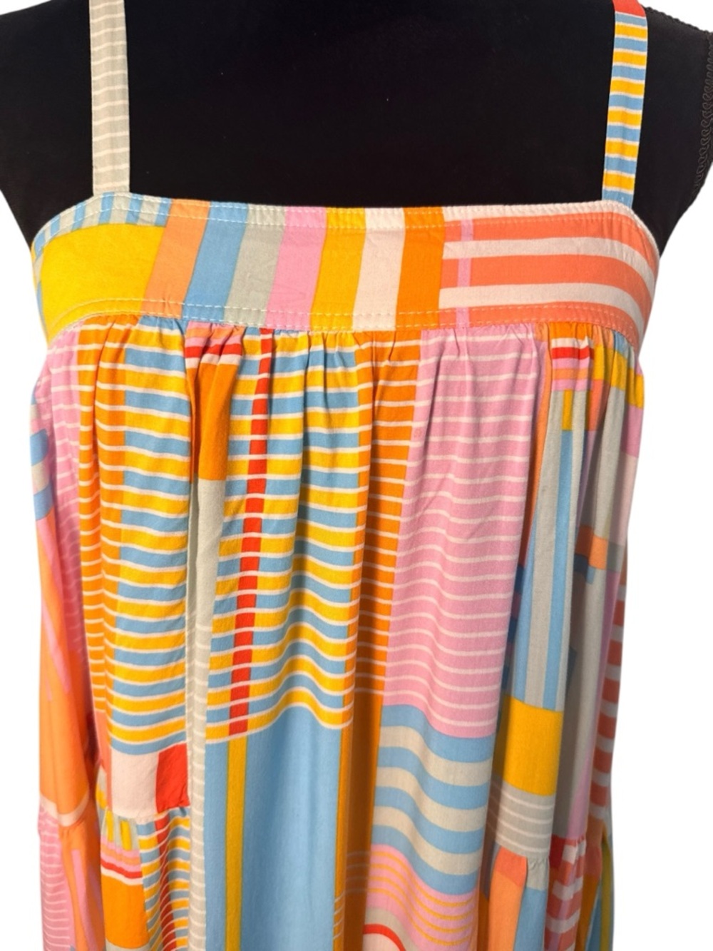 Anthropologie Multicolor Striped Patchwork Maxi Dress - Picture 3 of 9
